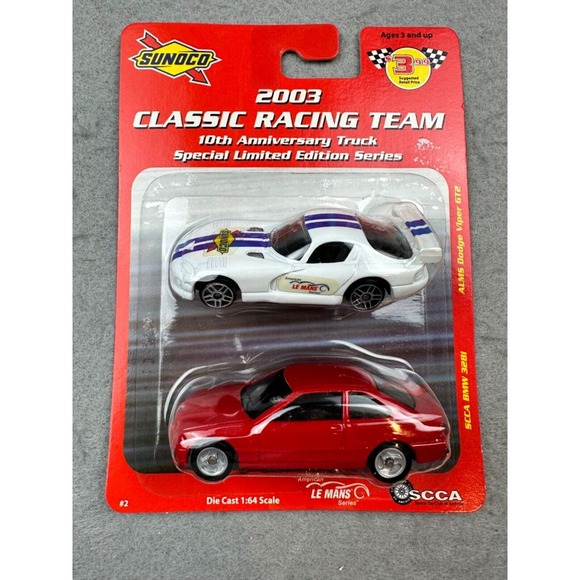 Other - Maisto 1:64 SCCA BMW 328i Dodge Viper Unopened  Classic Racing Team 2003 Sunoco